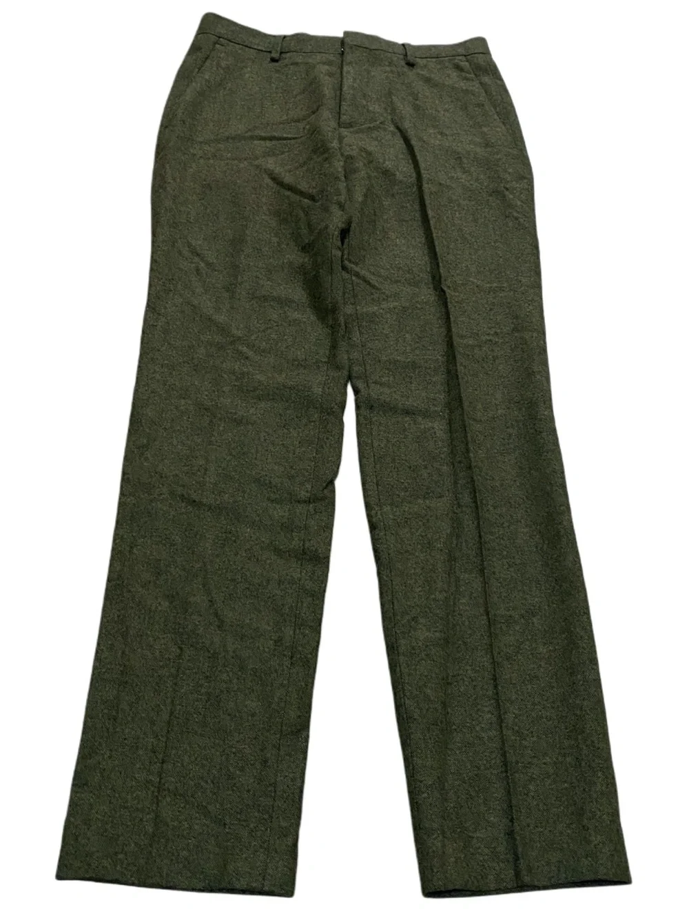 NEW J. Crew Slim-fit Thompson Suit Dress Pants Donegal Wool Forest Green‎ 29x32
